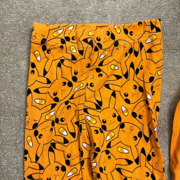 Kids Pokémon pikachu Halloween 100% cotton pajama set size 8 - Picture 6 of 8